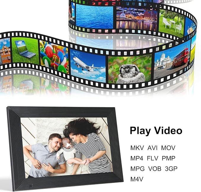 قاب عکس دیجیتال 10.1 اینچی با صفحه IPS و کنترل از راه دور Digital photo frame