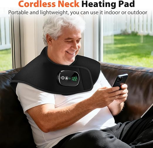 شانه بند گرم کن بی سیم مدل cordless Heated shoulder wrap 102377