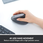 ماوس ارگونومیک عمودی حرفهای مدل Logitech MX Vertical M-R0074
