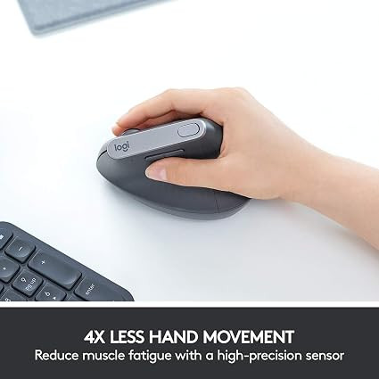 ماوس ارگونومیک عمودی حرفهای مدل Logitech MX Vertical M-R0074