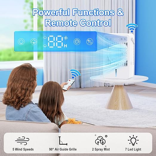 خنک کننده هوا پرتابل ۴ کاره مدل Portable Air Cooler F28