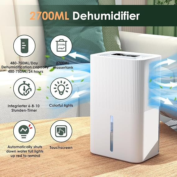 دستگاه رطوبت گیر خانگی مدل DS02
