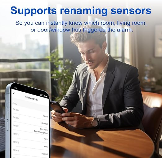 سیستم دزدگیر مدل 4G + WiFi Alarm System EU