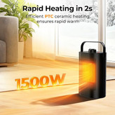 بخاری فن دار پرتابل مدل Portable Fan Heater YND-900F