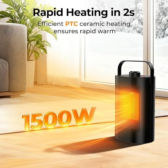 بخاری فن دار پرتابل مدل Portable Fan Heater YND-900F