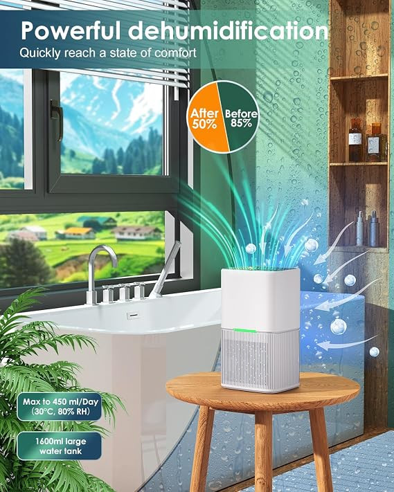 دستگاه رطوبت گیر پرتابل مدل portable dehumidifier d3