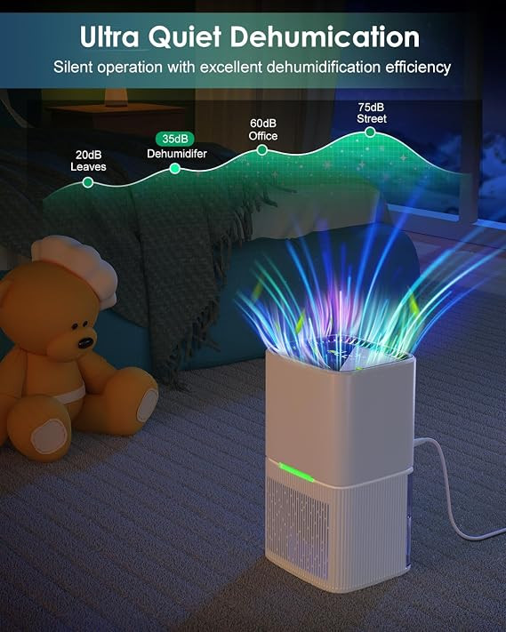 دستگاه رطوبت گیر پرتابل مدل portable dehumidifier d3