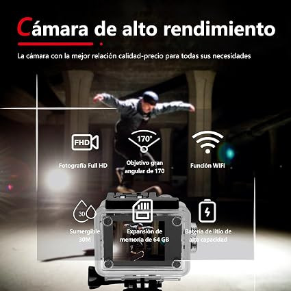 دوربین ورزشی 4K با WiFi