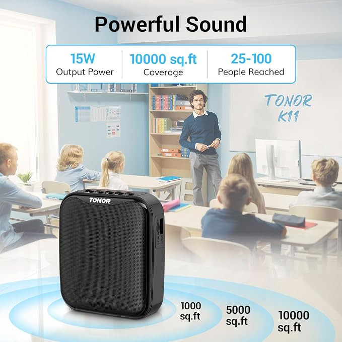 آمپلی فایر صوتی مدل Tonor K11 Voice Amplifier