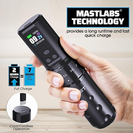 دستگاه تاتو بیسیم مدل Mast Fold 2 Pro
