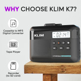 پخش و تبدیل کاست به MP3 مدل KLIM K7