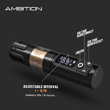 دستگاه تاتو مدل Ambition Soldier Wireless