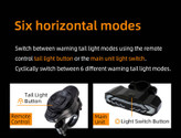 چراغ عقب هوشمند دوچرخه مدل USUPERINK Bike Turn Signals