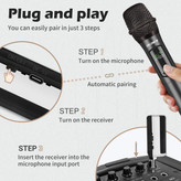 میکروفون بی سیم مدل Talomen K60 1 Pack
