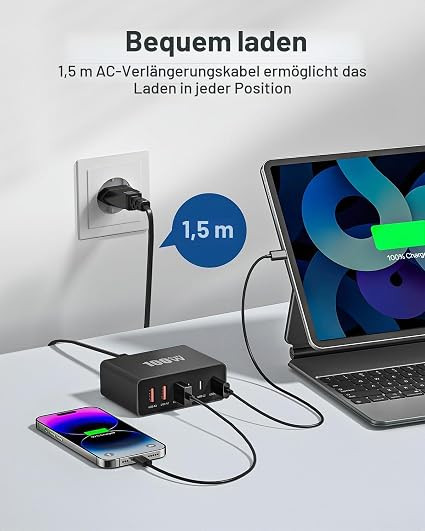 شارژر چند پورته USB-C مدل PD3603