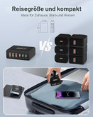 شارژر USB C شش پورته