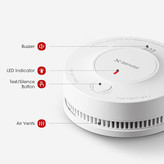 دتکتور دود بی سیم مدل X-Sense SD2J0AX 2-Pack