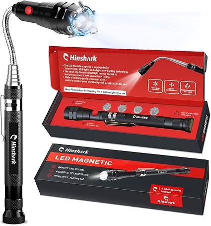 چراغ مگنتی تلسکوپی مدل  Hinshark Led Magnetic