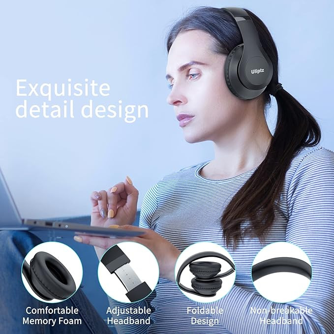 هدفون بلوتوثی بی سیم مدل Uliptz WH2037A
